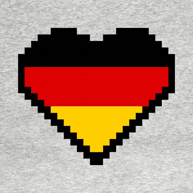 German Flag Pixel Art, Germany Flag  pixel art by mrsupicku